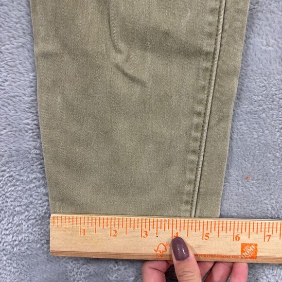 Levi's‎ Jeans Womens 4/27 Demi Curve Skinny VTG 90s Low Rise Denim Stretch Green - Picture 7 of 10